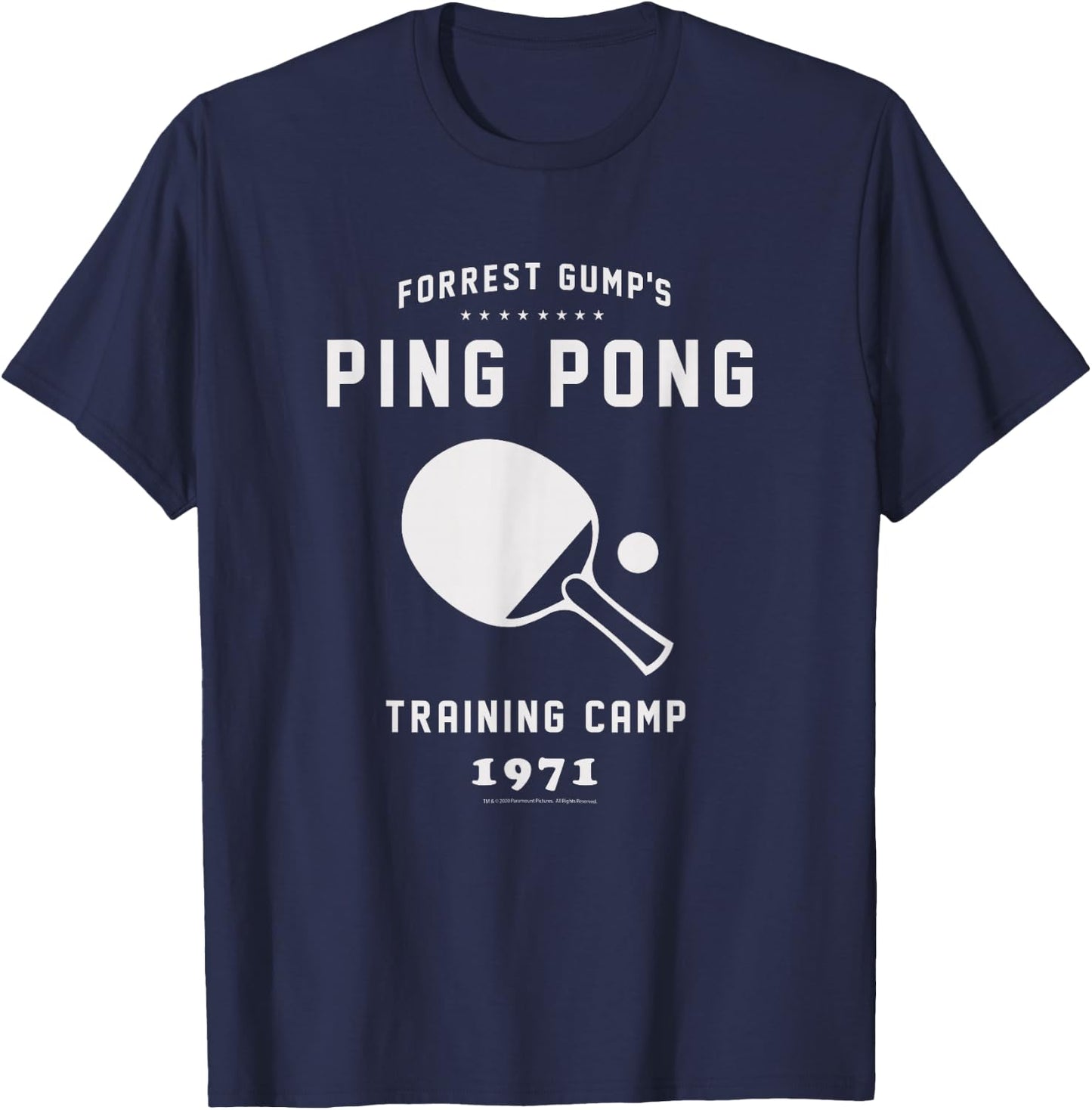 Forrest Gump Table Tennis Training Camp T-Shirt - T-Shirt | Navy