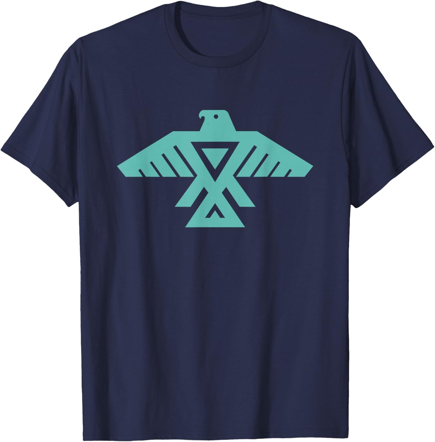 Native American Thunderbird Funny Tribal Art Gift Men Women Small T-Shirt - T-Shirt | Navy