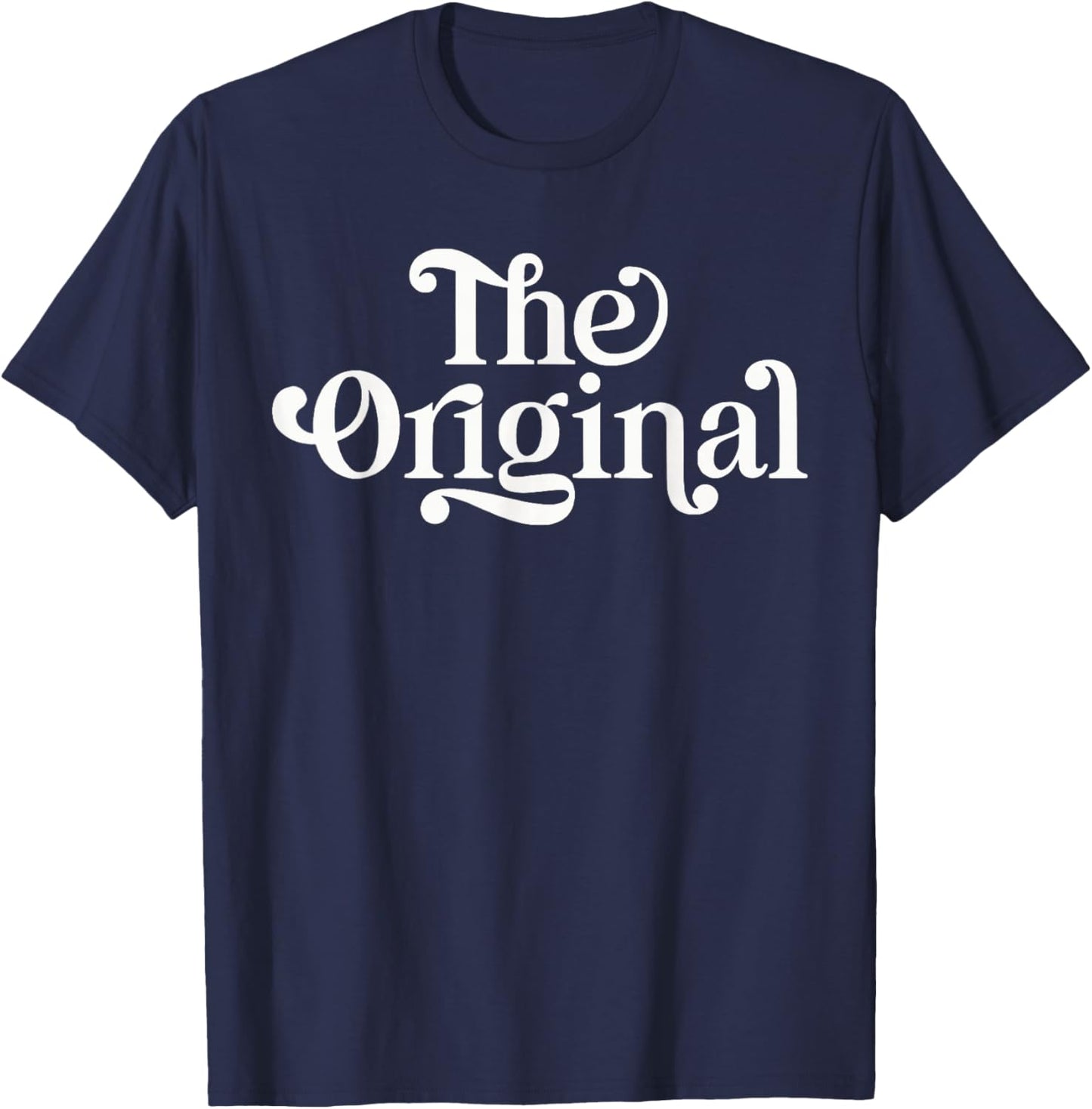 The Orginal Funny Siblings Matching Family T-Shirt - T-Shirt | Navy