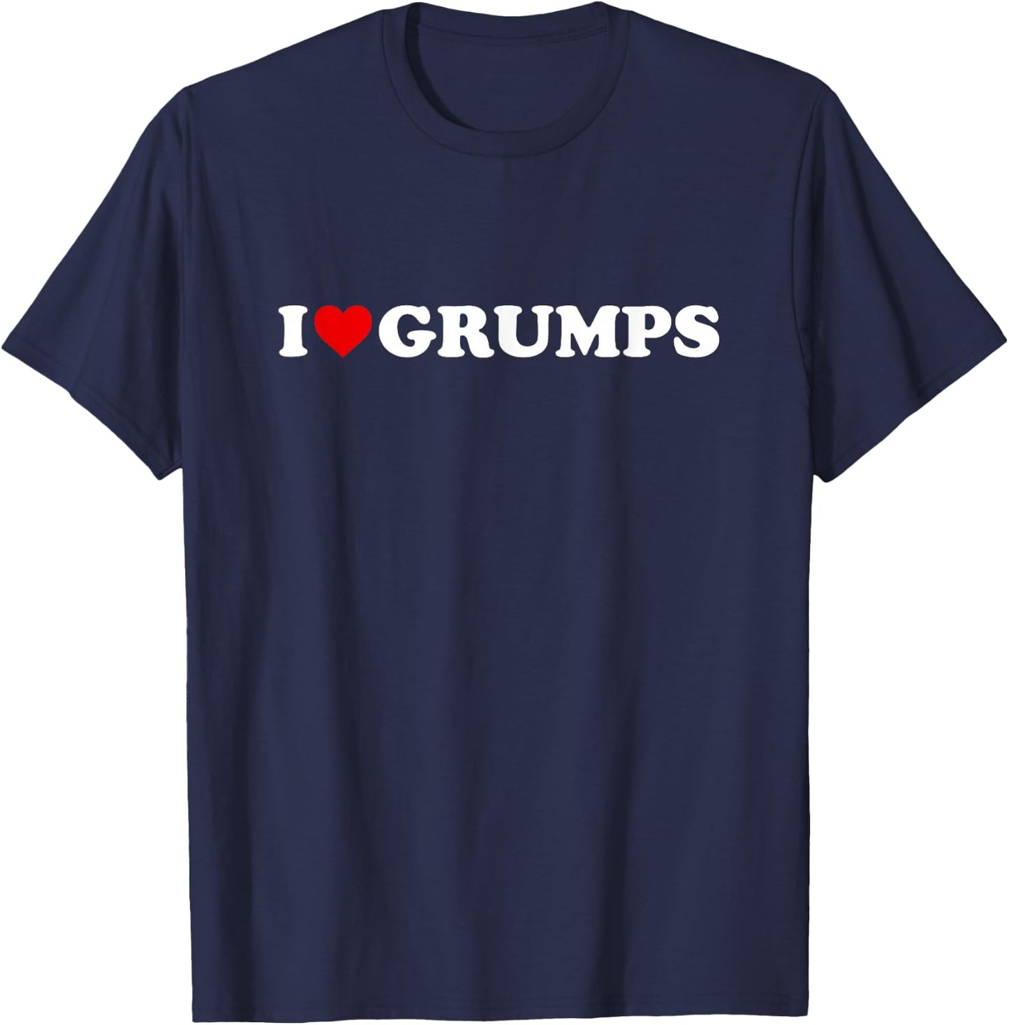 I Love Grumps T-Shirt - T-Shirt | Navy