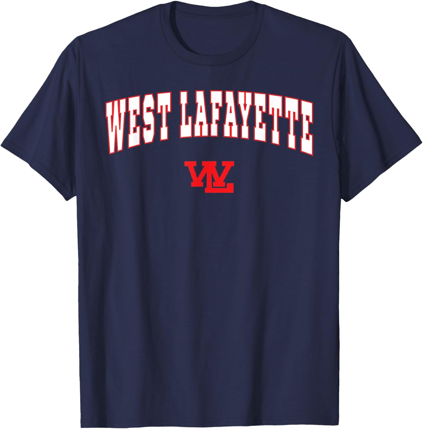 West Lafayette High School Red Devils T-Shirt - T-Shirt | Navy