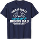 This is what an awesome bonus dad looks like T-Shirt - T-Shirt | Navy