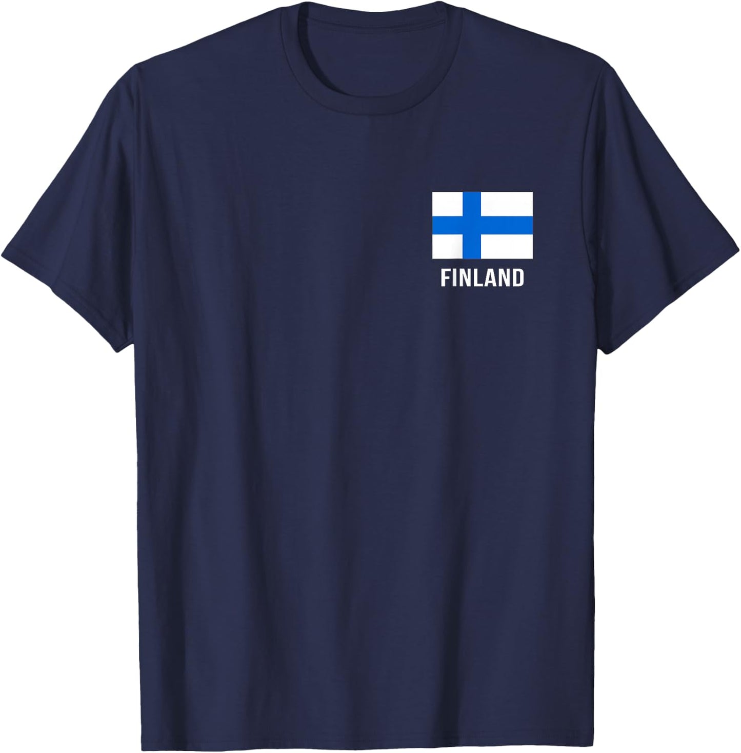 Finland Flag Shirt | Finnish T-Shirt - T-Shirt | Navy