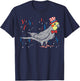 Cockatiel Bird American Flag USA 4th Of July Fourth Animal T-Shirt - T-Shirt | Navy