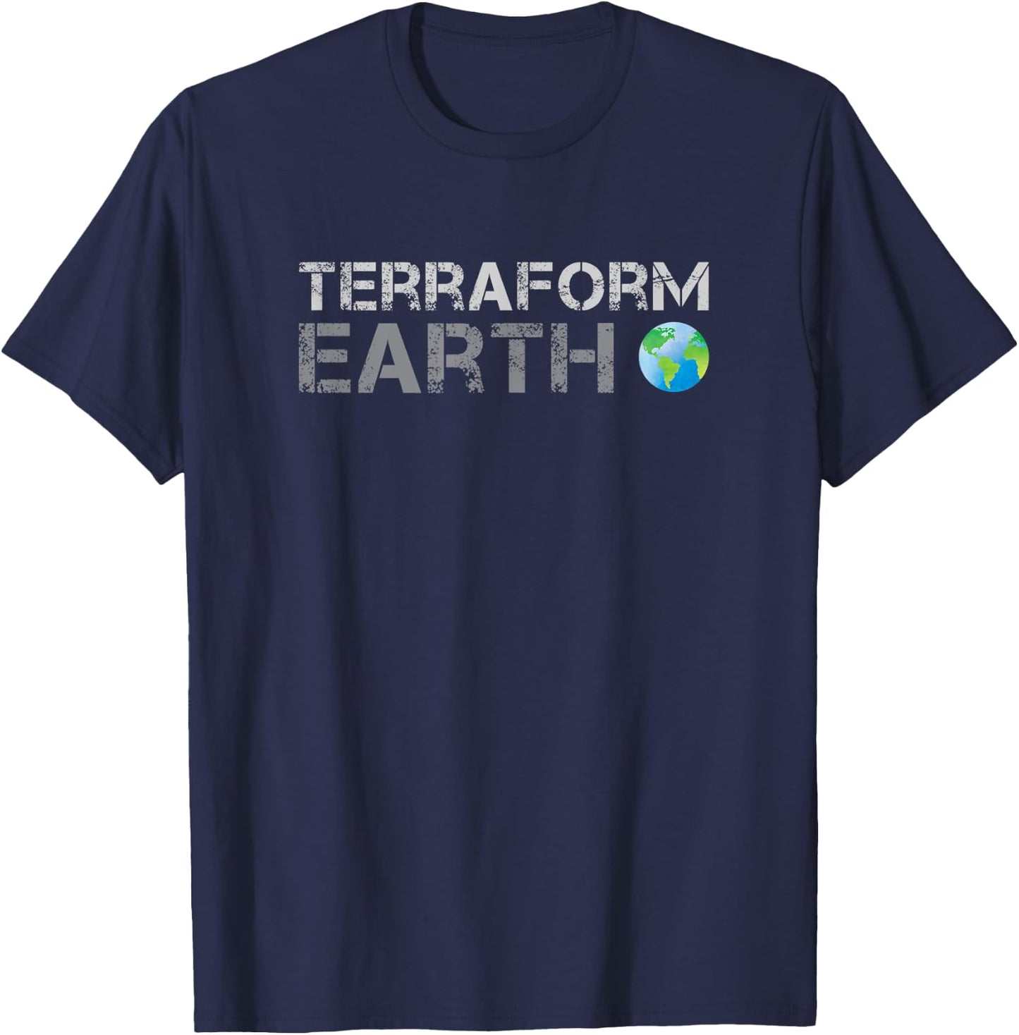 Terraform Earth T-Shirt - T-Shirt | Navy