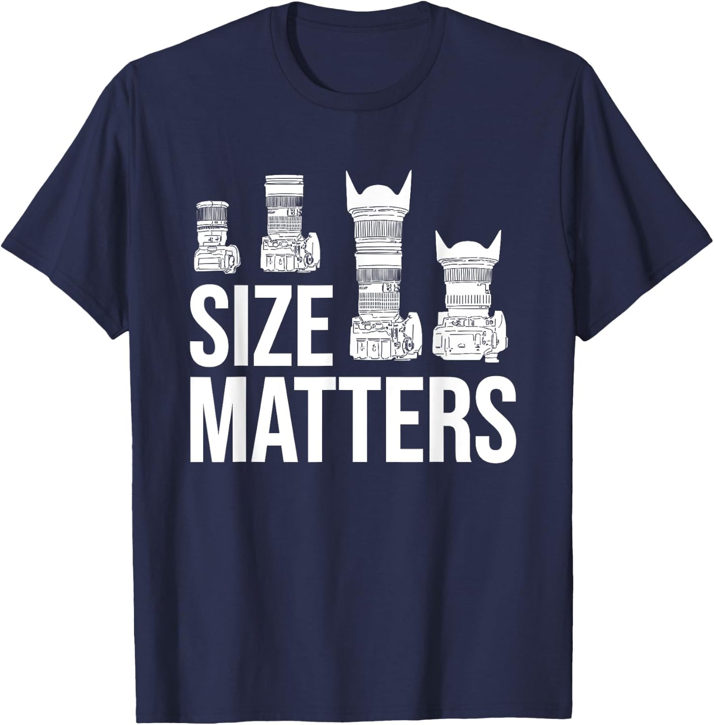 Funny Photography Gift Women Cool Photographer Lens T-Shirt - T-Shirt | Navy