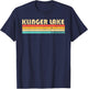 KLINGER LAKE MICHIGAN Funny Fishing Camping Summer T-Shirt - T-Shirt | Navy