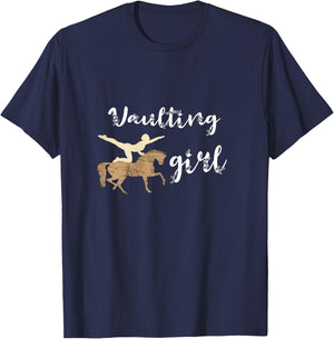 Vaulting Girl Volti Girls Vaulting Vaulter Rider T-Shirt - T-Shirt | Navy