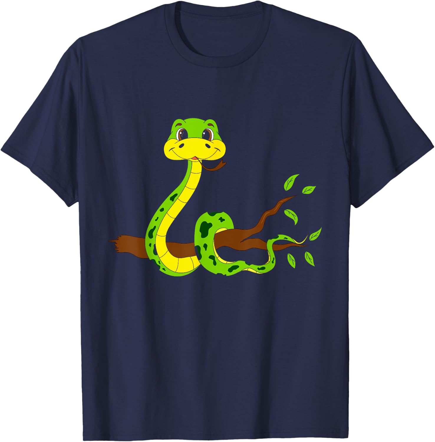Wild Reptile Animal Kids Gift Snake T-Shirt - T-Shirt | Navy