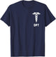 Doctor of Physical Therapy DPT Caduceus Symbol Gifts T-Shirt - T-Shirt | Navy