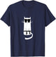 Funny Cat Wearing Sunglasses Karate Judo Black Belt T-Shirt - T-Shirt | Navy