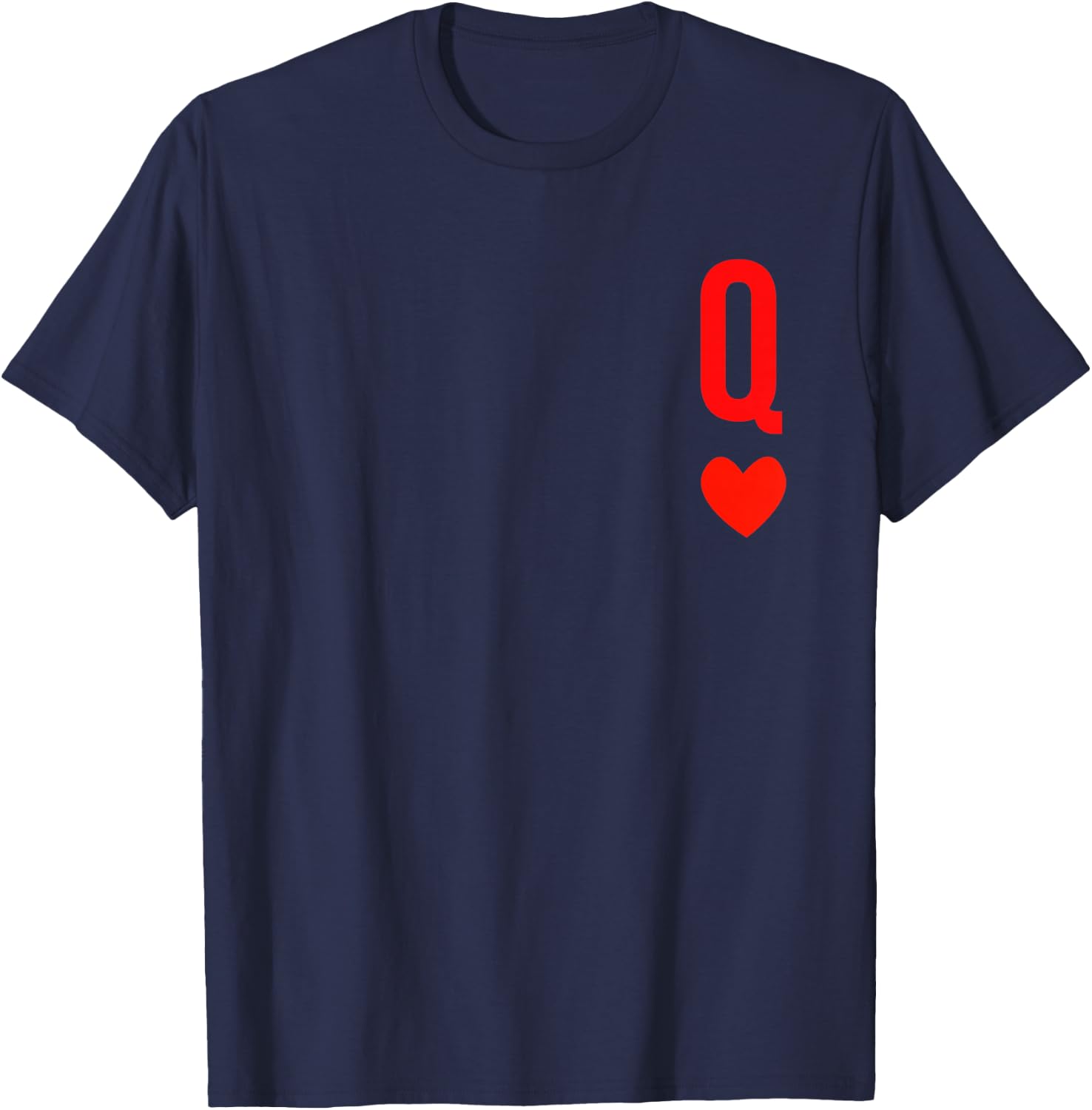 Queen of Hearts T-Shirt - T-Shirt | Navy