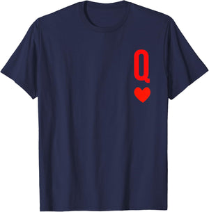 Queen of Hearts T-Shirt - T-Shirt | Navy