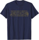 Christian Minimalist: "UNSHAKEN" Psalm 62:6 Bible Church God T-Shirt - T-Shirt | Navy