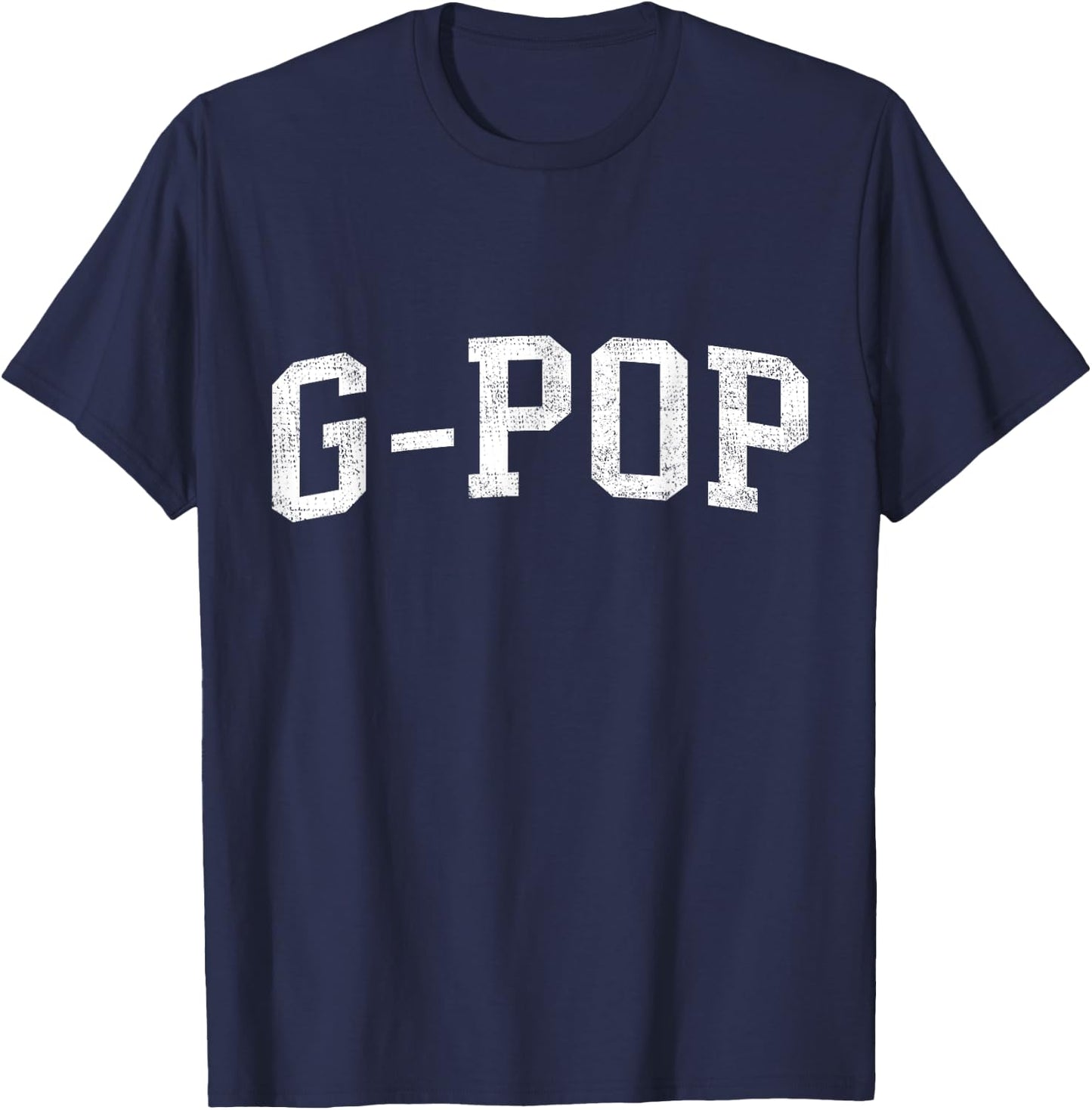 G-Pop Classic Bold Font G-Pop Birthday Gift , Small, Black T-Shirt - T-Shirt | Navy