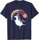 Disney and Pixar’s Inside Out Rainbow Unicorn Love T-Shirt - T-Shirt | Navy