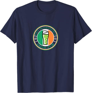 Pat McCrotch's Irish Pub Green Beer St Patricks Day Drinking T-Shirt - T-Shirt | Navy