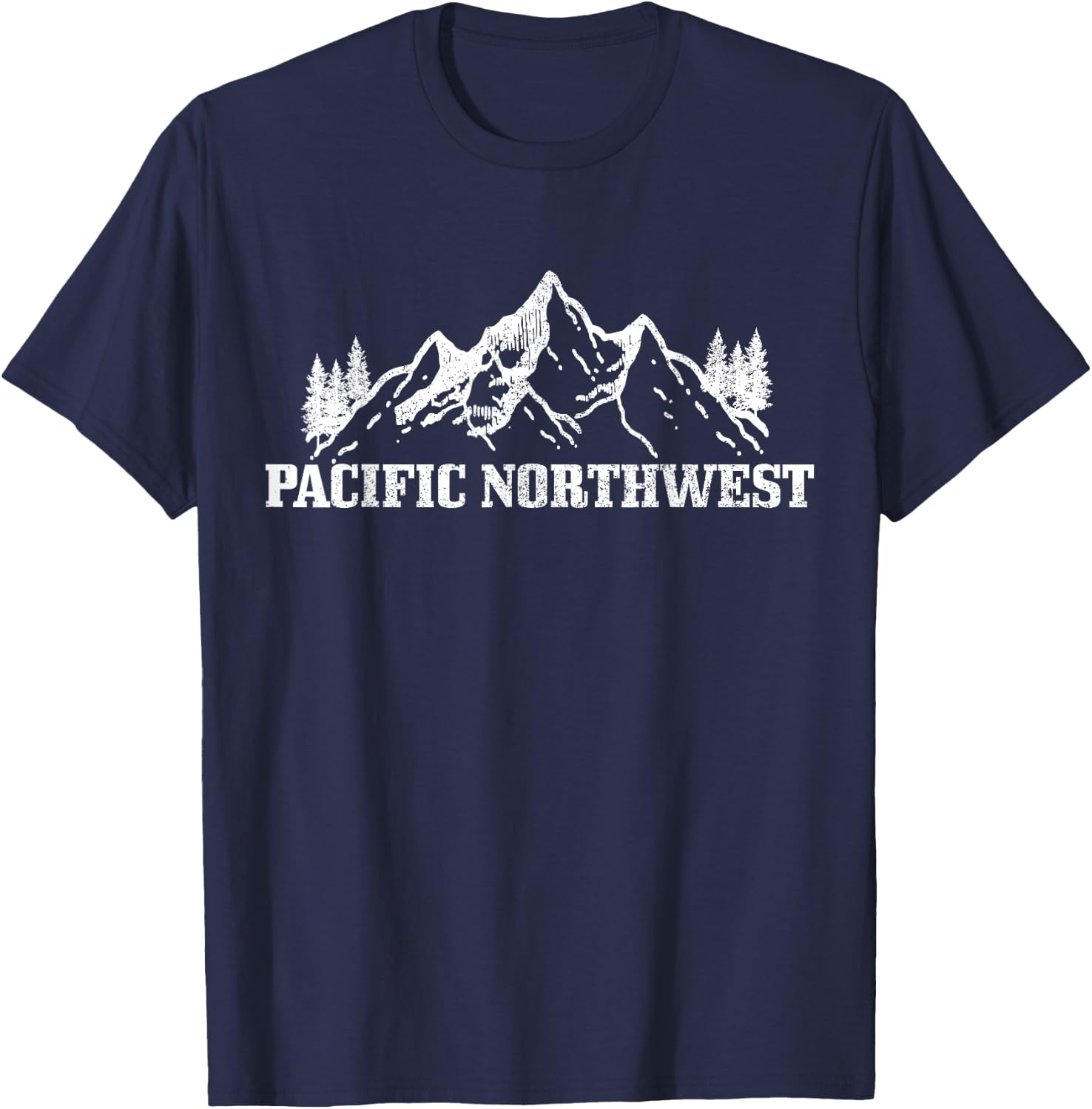 Pacific Northwest PNW Oregon Washington USA America Souvenir T-Shirt - T-Shirt | Navy