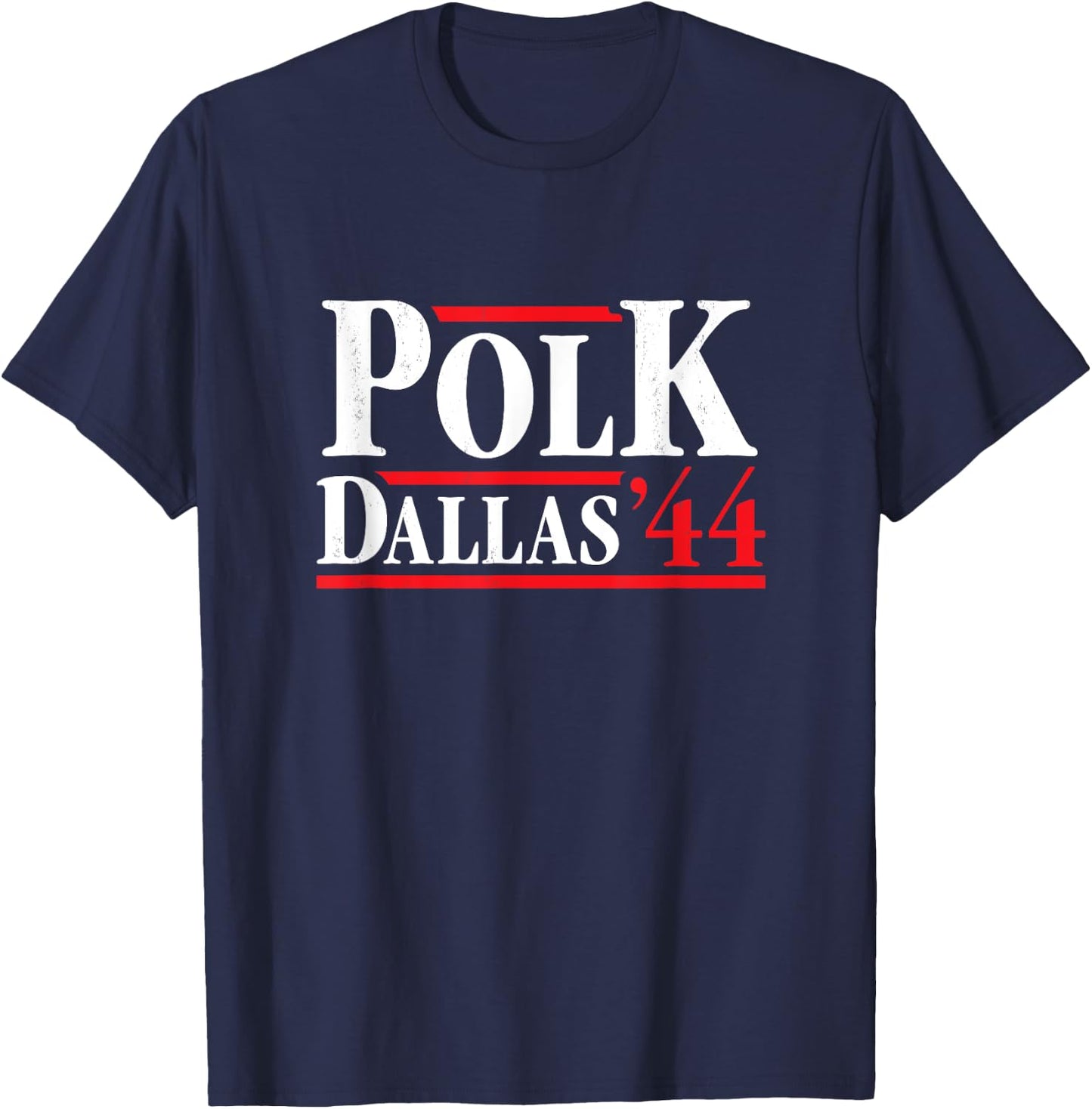 President James Polk 1844 - Retro 4th of July T-Shirt - T-Shirt | Navy