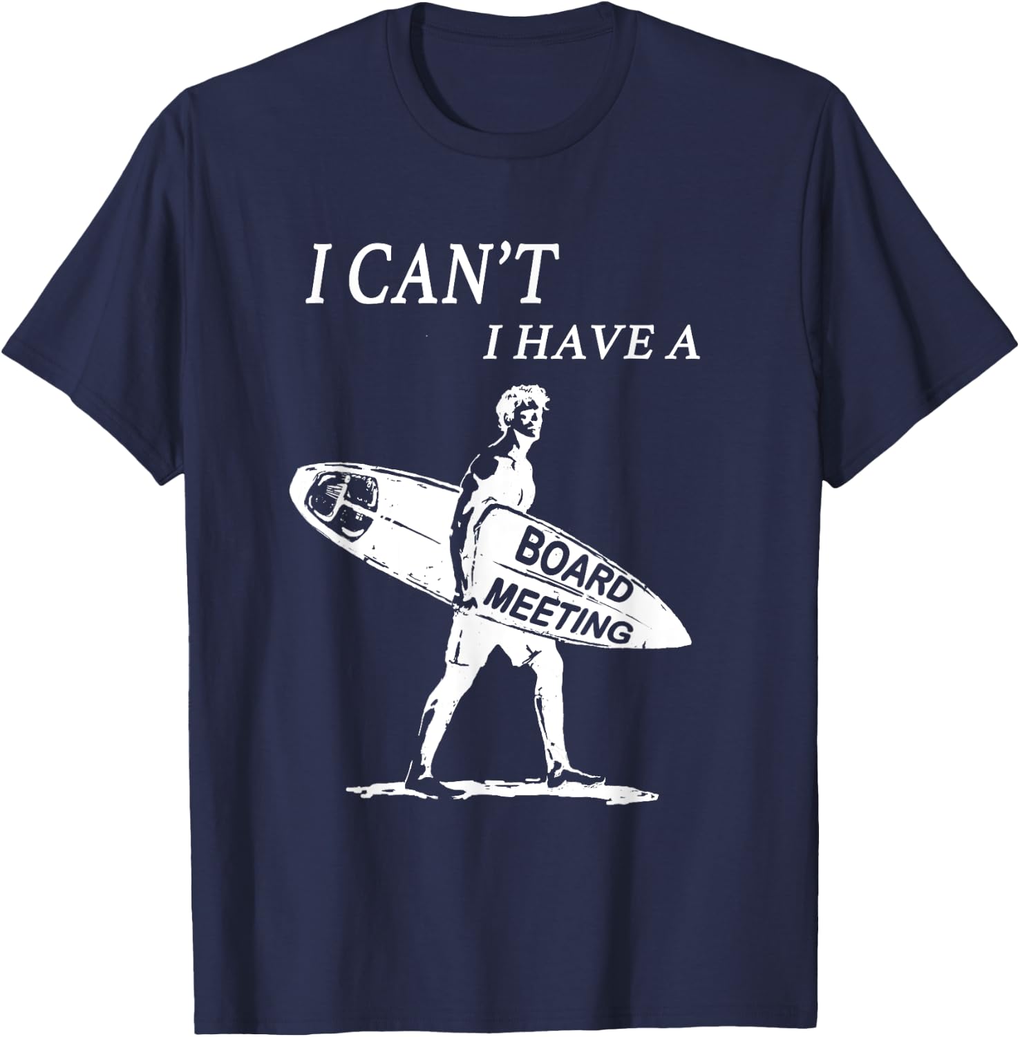 Vintage surfer Funny Surfing gifts retro beach surf T-Shirt - T-Shirt | Navy