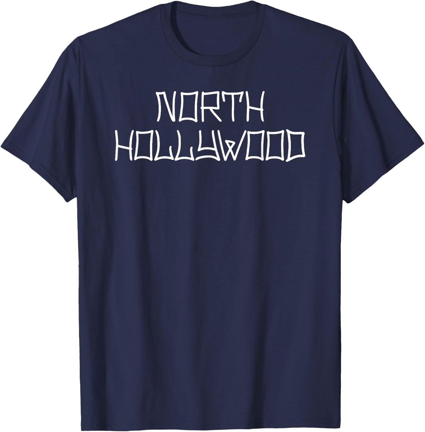 North Hollywood California Neighborhood Noho 818 SFV Valley T-Shirt - T-Shirt | Navy