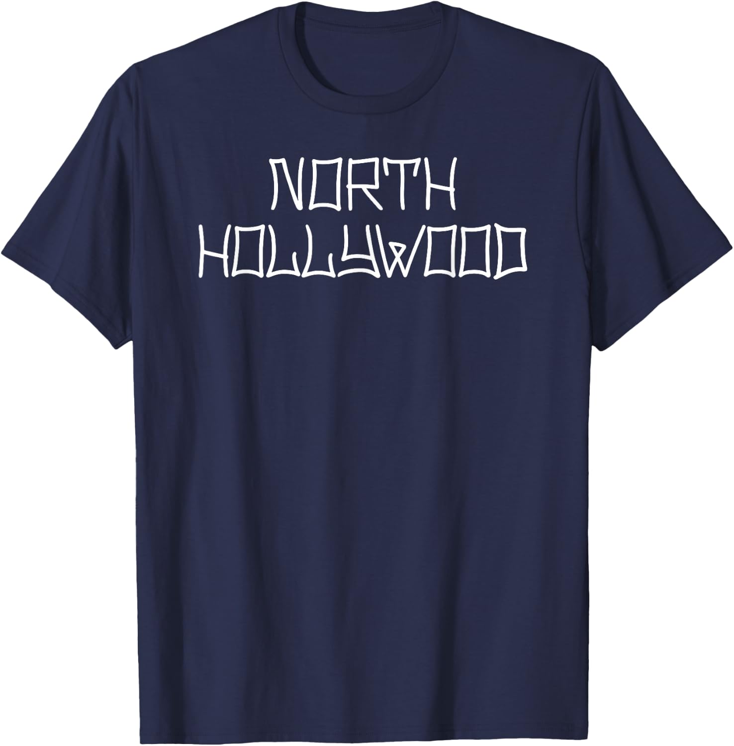 North Hollywood California Neighborhood Noho 818 SFV Valley T-Shirt - T-Shirt | Navy