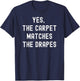 Funny Redhead Ginger Quote T-Shirt - T-Shirt | Navy