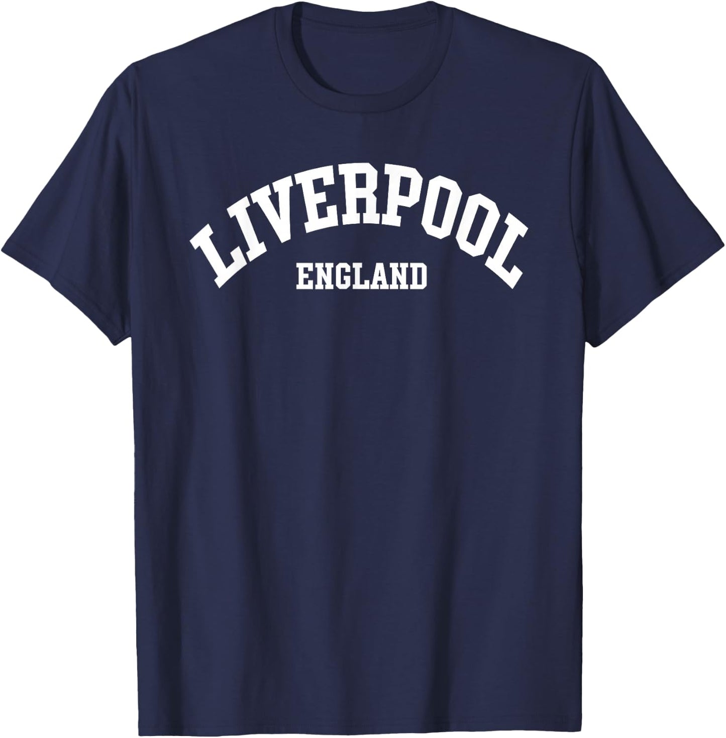Liverpool England City T-Shirt - T-Shirt | Navy