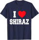 I Love Shiraz T-Shirt - T-Shirt | Navy