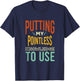 Funny Trivia Knowledge, Brain Quiz, Quiz Design T-Shirt - T-Shirt | Navy