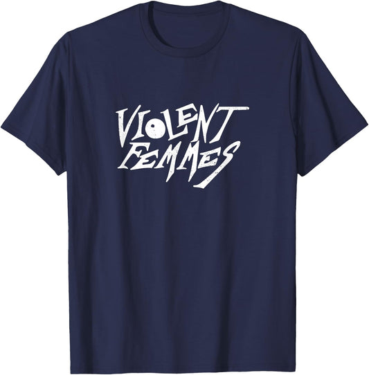 Violent Femmes - Official Merchandise - Stinky Distressed T-Shirt - T-Shirt | Navy
