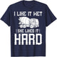 Concrete Finisher Worker Gift Cement Mixer Truck Driver T-Shirt - T-Shirt | Navy