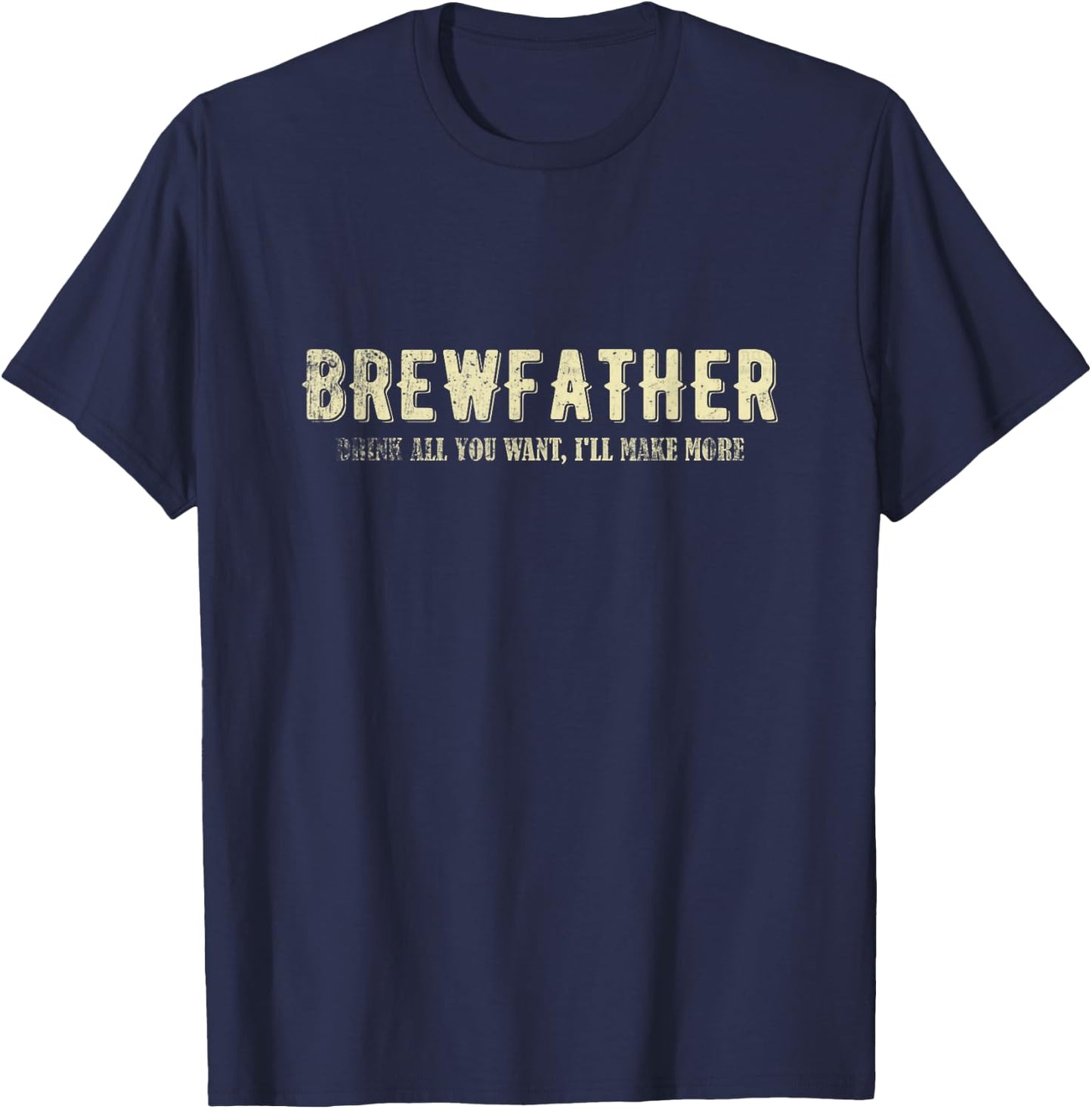 Brewfather dad Craft Beer Brewer T-Shirt - T-Shirt | Navy