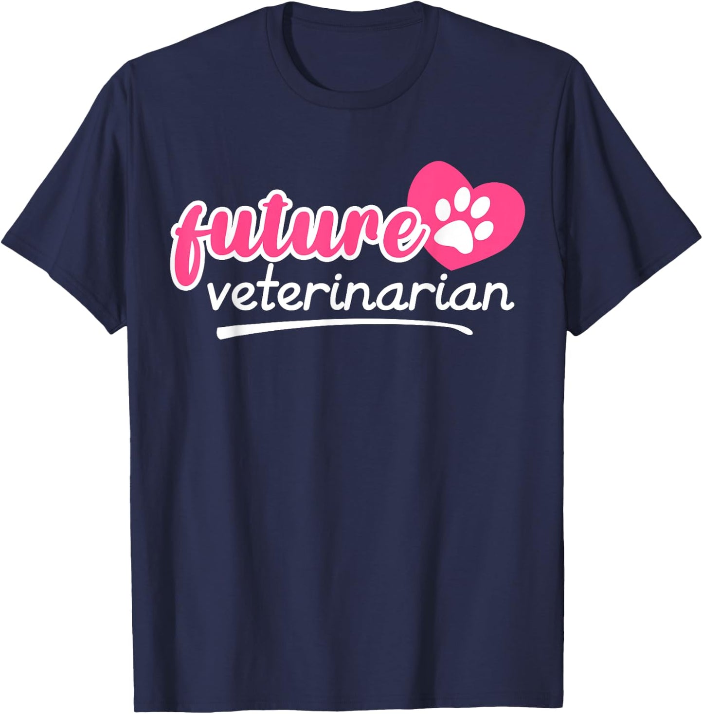 Future Veterinarian Gift Vet Tech Men Women Kids Vet School T-Shirt - T-Shirt | Navy