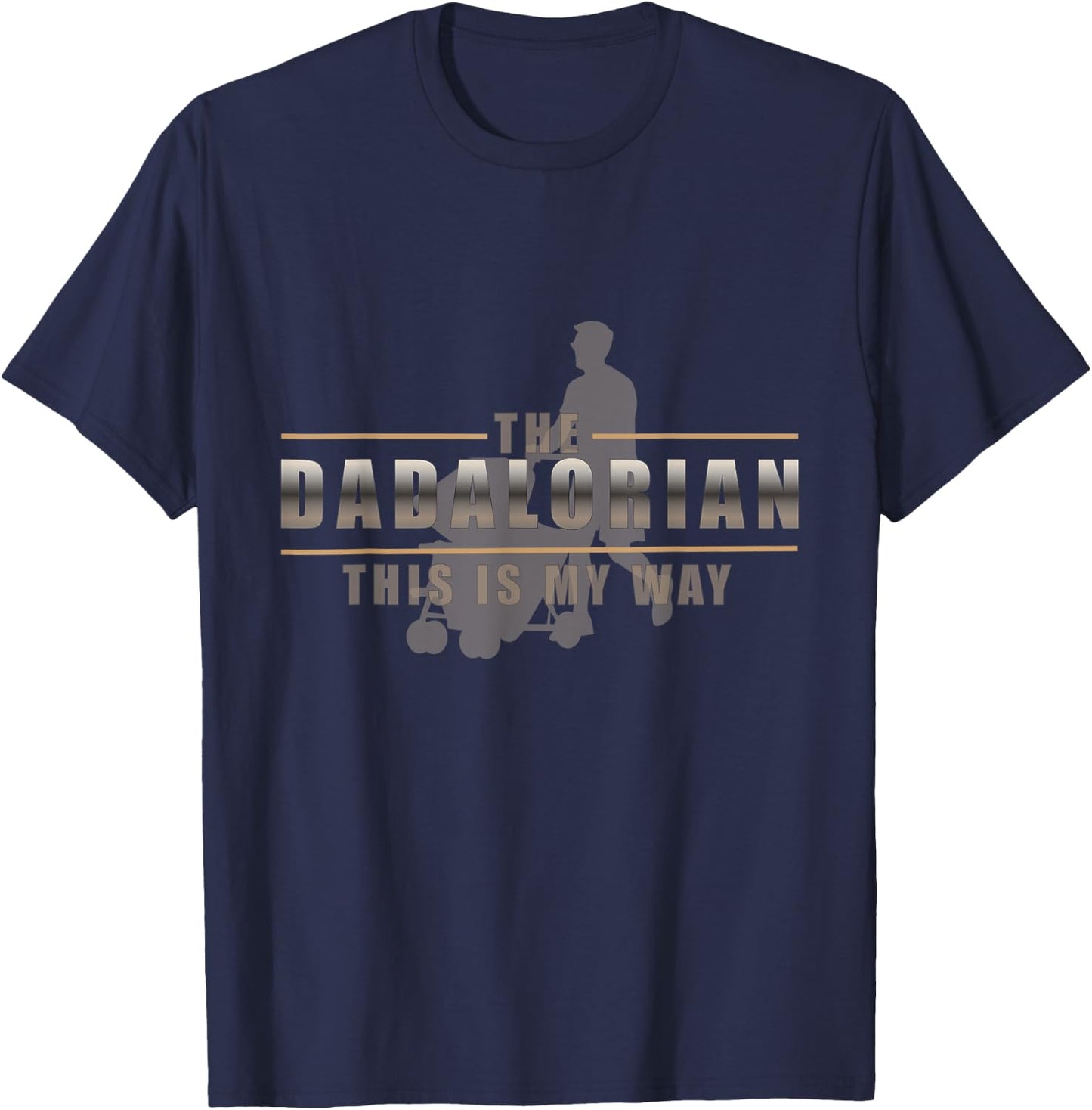 The Dada lorian Gift best Dad T-Shirt - T-Shirt | Navy
