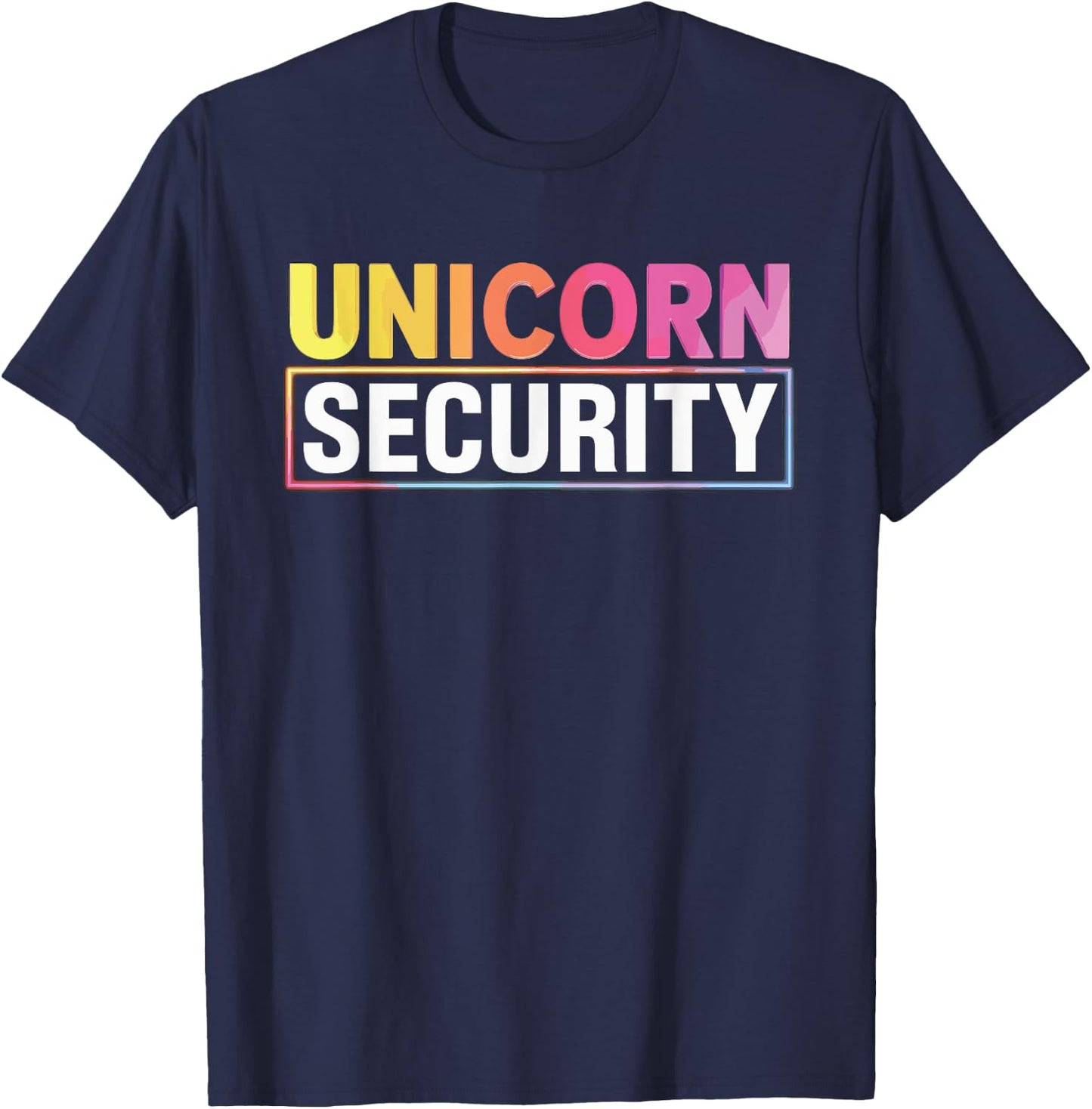 Unicorn Security T-Shirt - T-Shirt | Navy