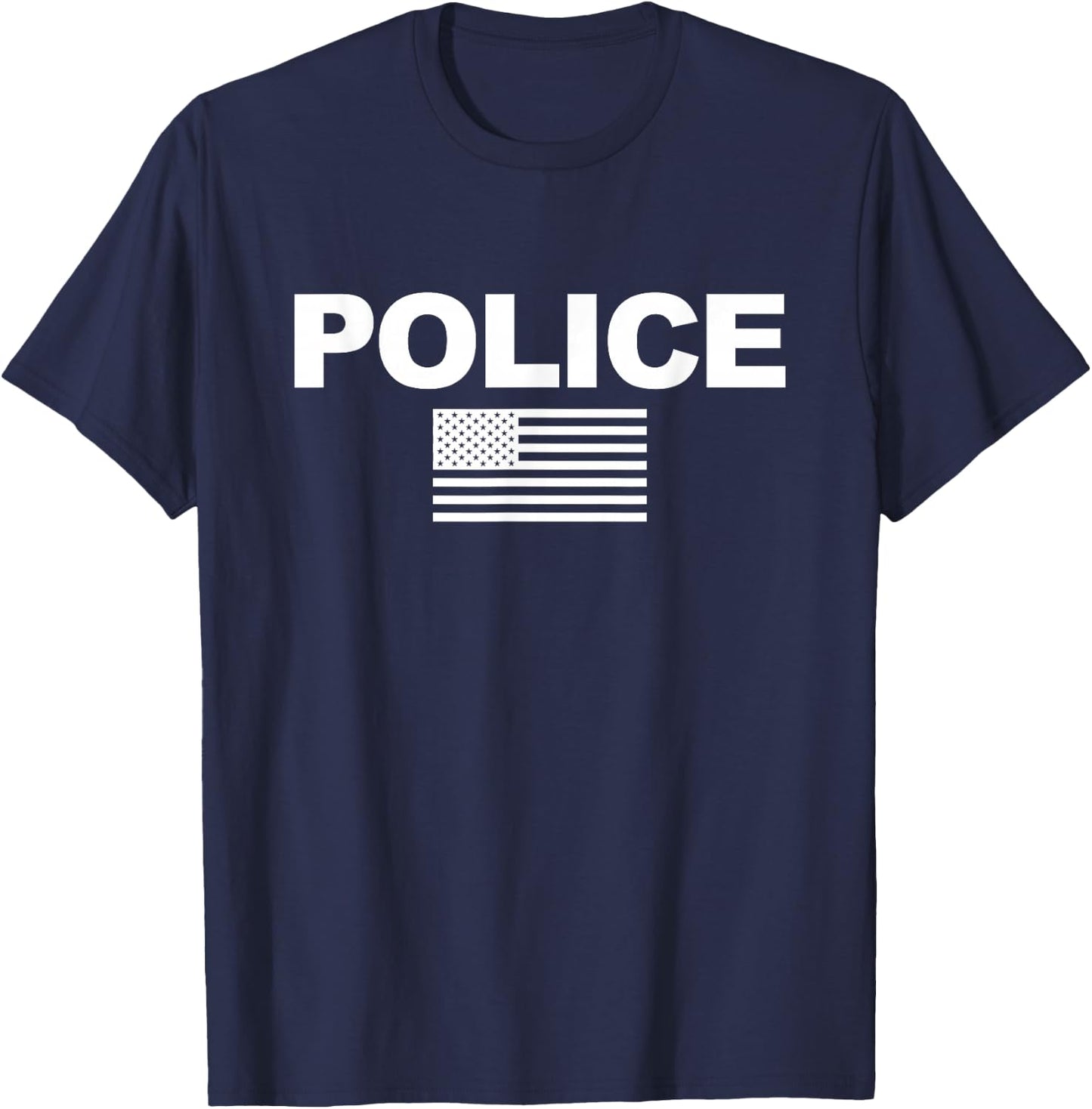 Police Usa American Flag T-Shirt - T-Shirt | Navy