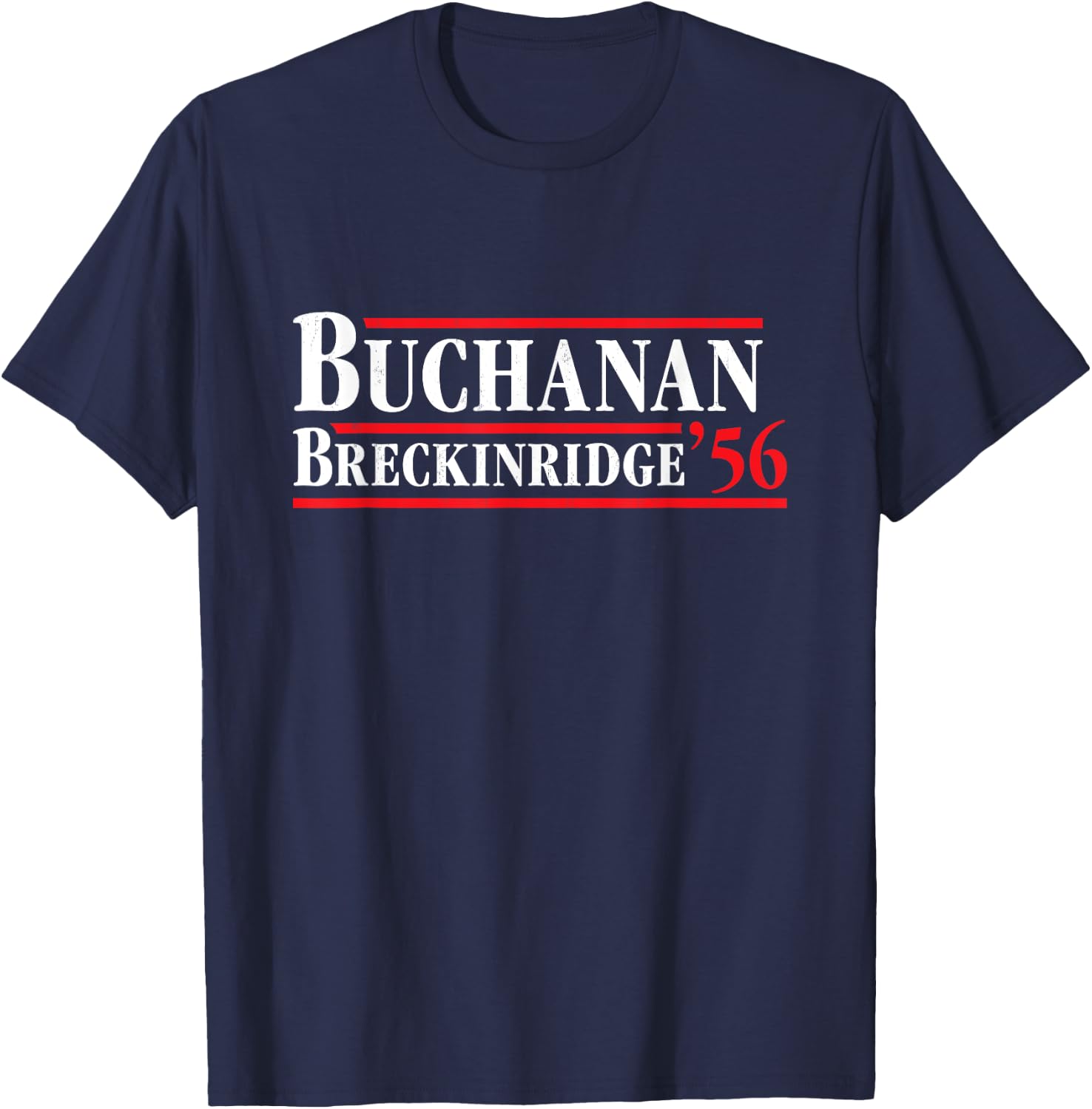 President James Buchanan 1856 - Retro 4th of July Men T-Shirt - T-Shirt | Navy