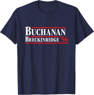 President James Buchanan 1856 - Retro 4th of July Men T-Shirt - T-Shirt | Navy