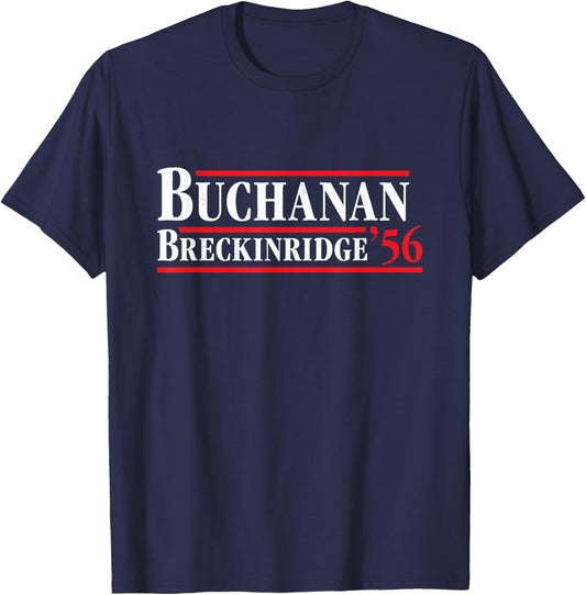 President James Buchanan 1856 - Retro 4th of July Men T-Shirt - T-Shirt | Navy