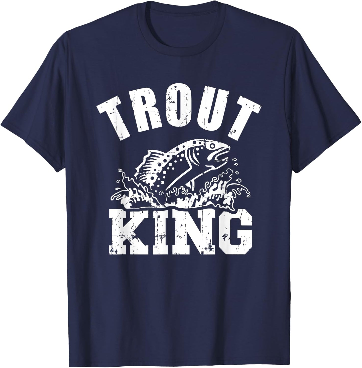 Trout king T-Shirt - T-Shirt | Navy