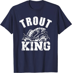 Trout king T-Shirt - T-Shirt | Navy
