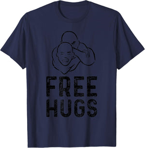 Funny BJJ Outfit Brazilian Jiu-Jitsu Free Hugs T-Shirt - T-Shirt | Navy