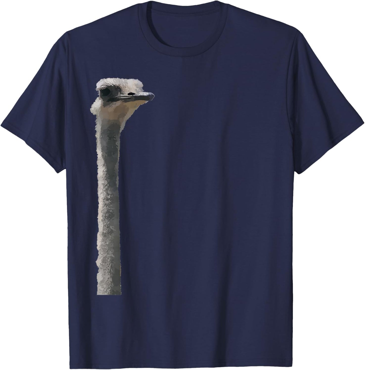 Mister Big Neck Ostrich T-Shirt - T-Shirt | Navy