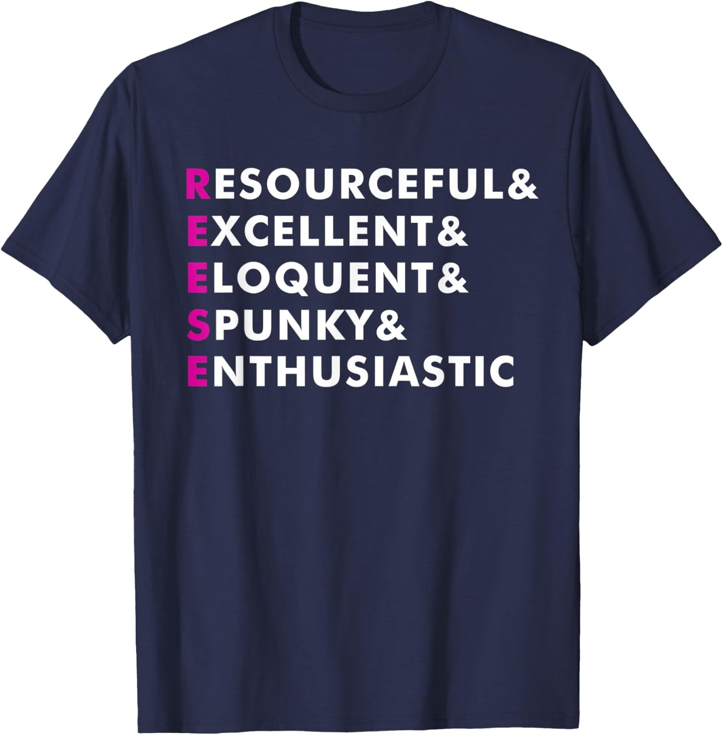 Reese Name Shirt Personalized Gift T-Shirt - T-Shirt | Navy