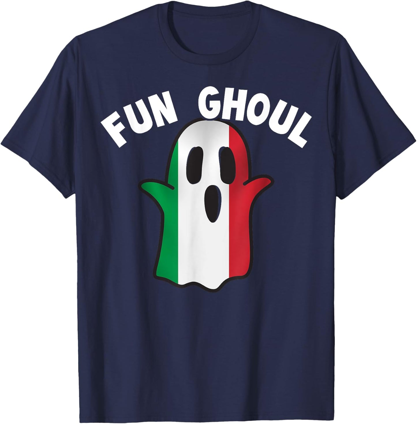 Fun Ghoul Halloween Themed Gift Italy Lovers Gift T-Shirt - T-Shirt | Navy