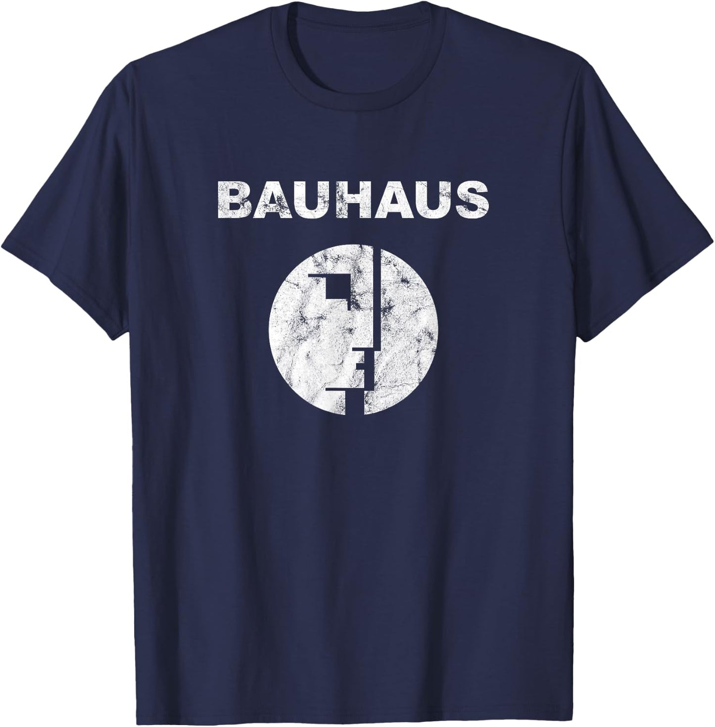 The bauhausART Logo - 100th Anniversary of the Design School T-Shirt - T-Shirt | Navy