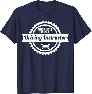 World's best driving instructor T-Shirt - T-Shirt | Navy