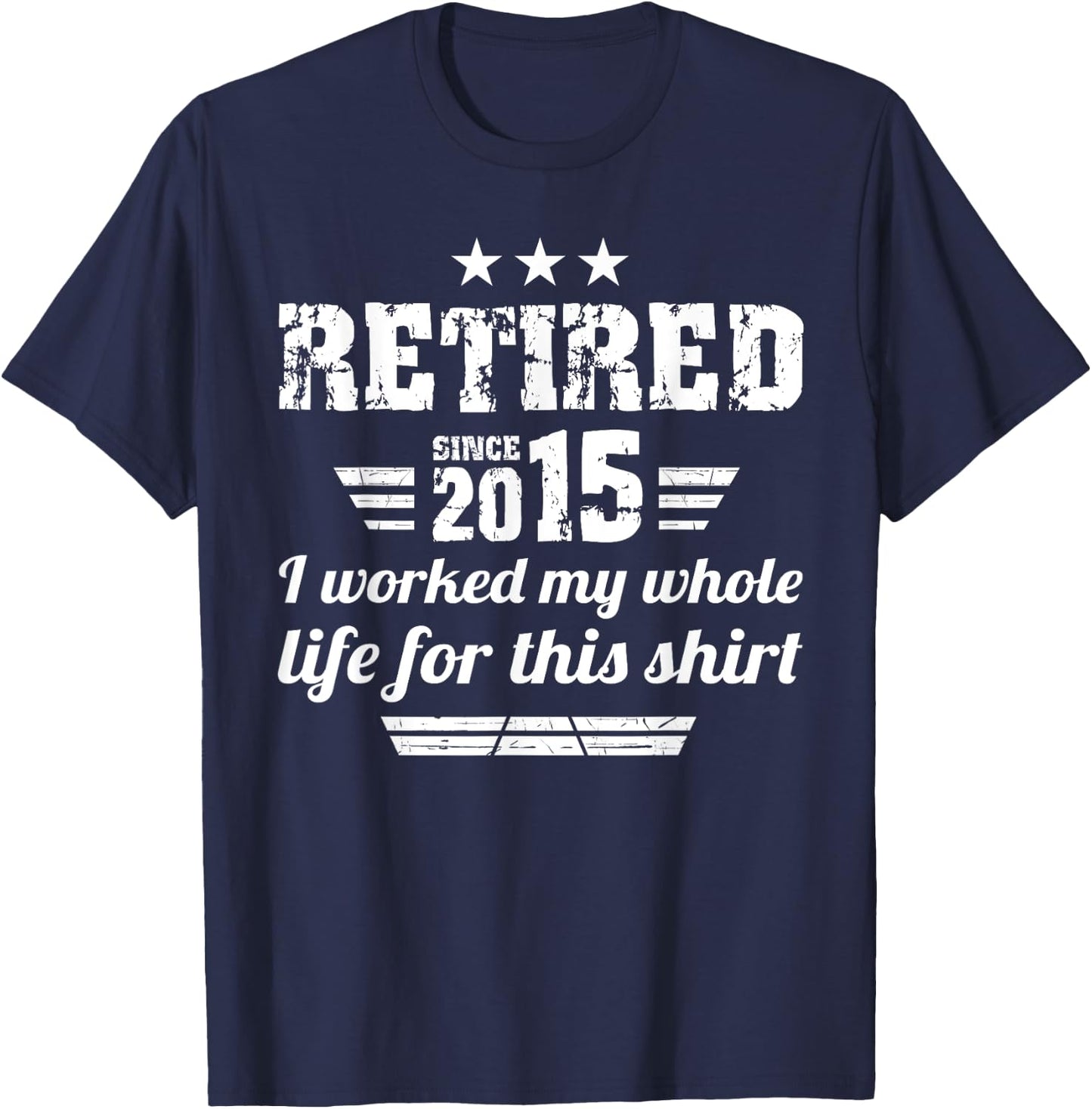 Retirement Class Of 2015 T-Shirt - T-Shirt | Navy