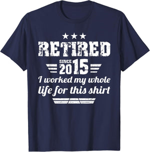 Retirement Class Of 2015 T-Shirt - T-Shirt | Navy